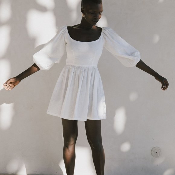 Kara Thoms Bellflower Mini Dress - Picture 1 of 7